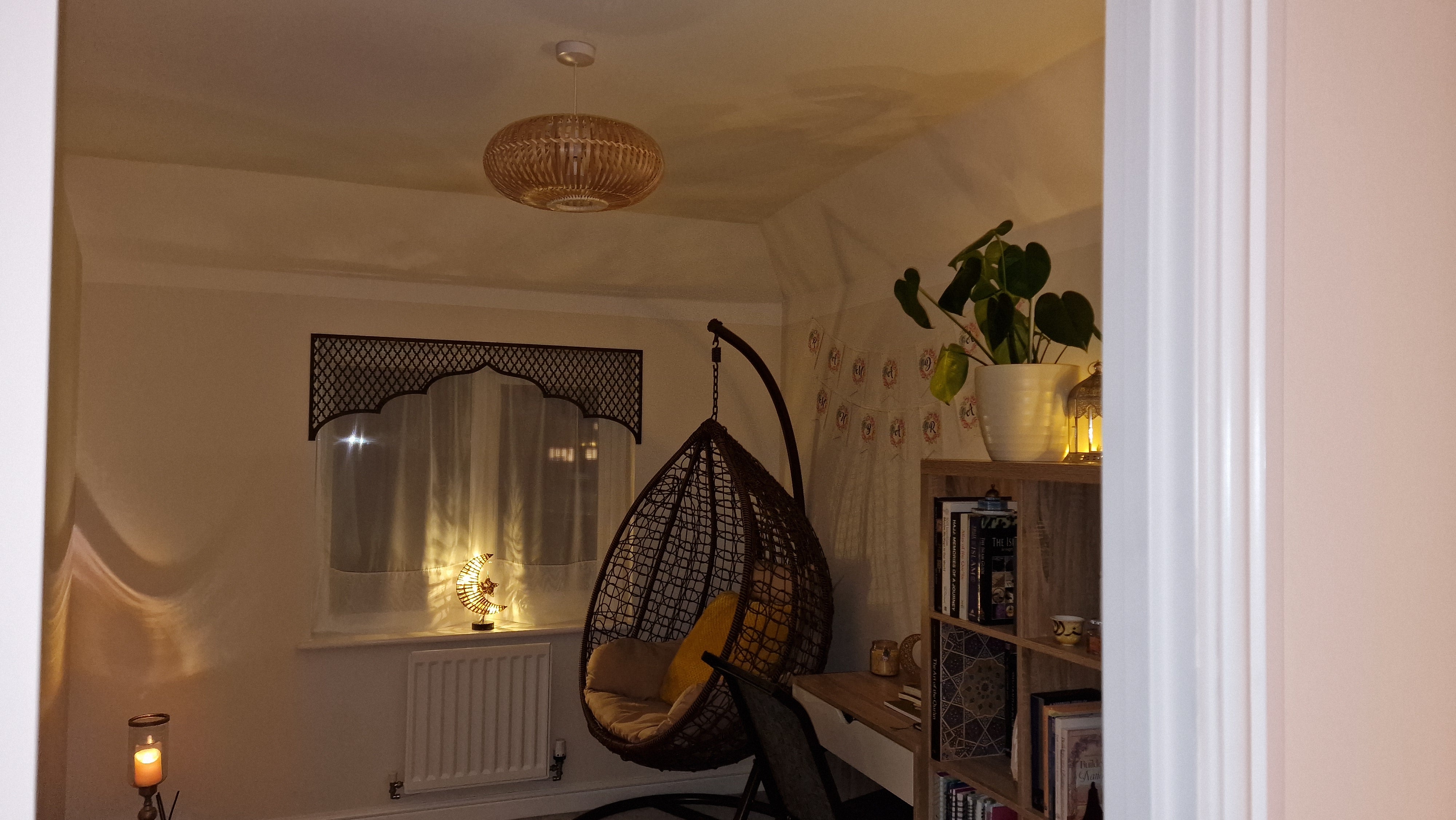 Decorative Window Panel and Curtains dressing