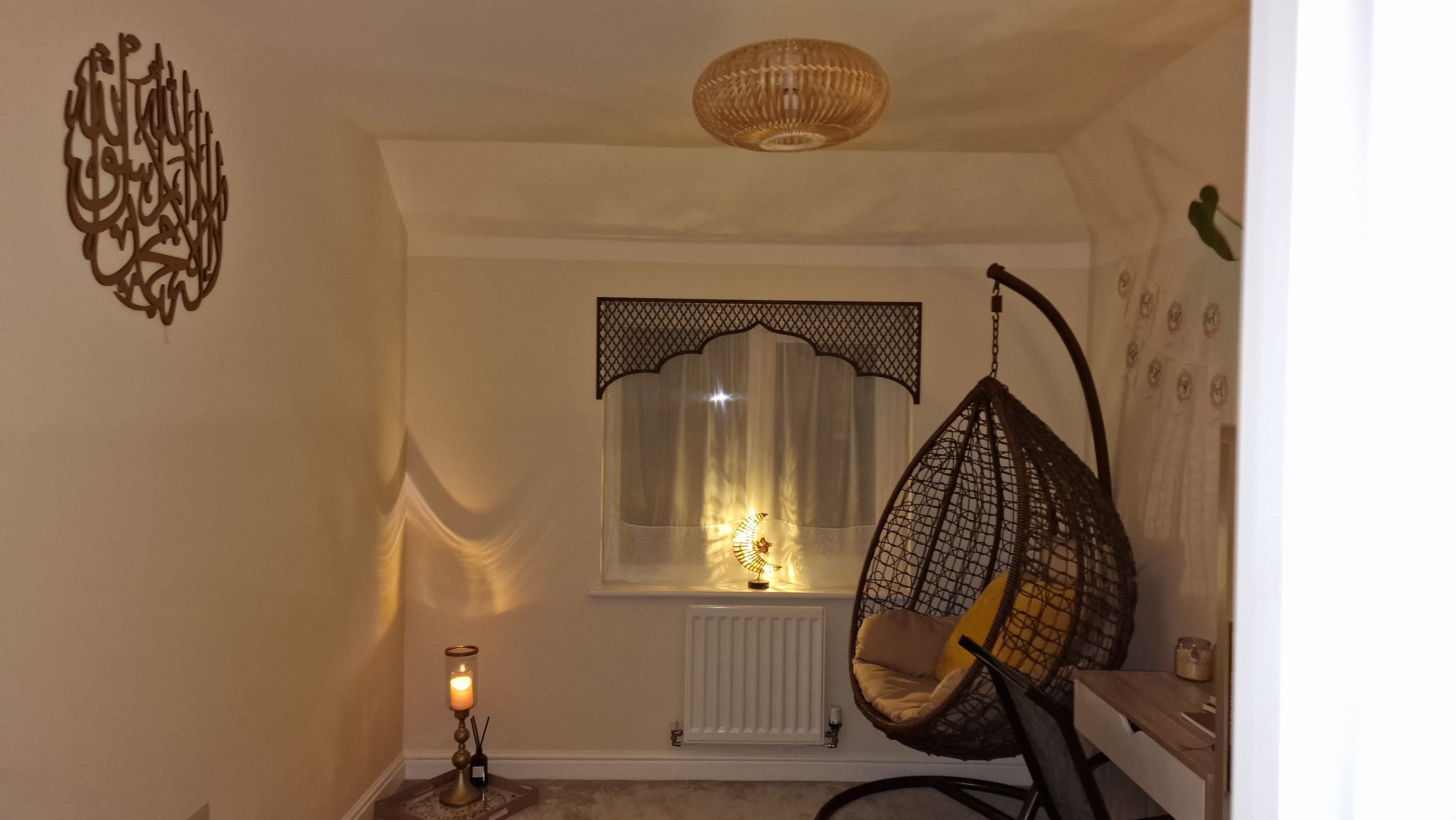 Decorative Window Panel and Curtains dressing