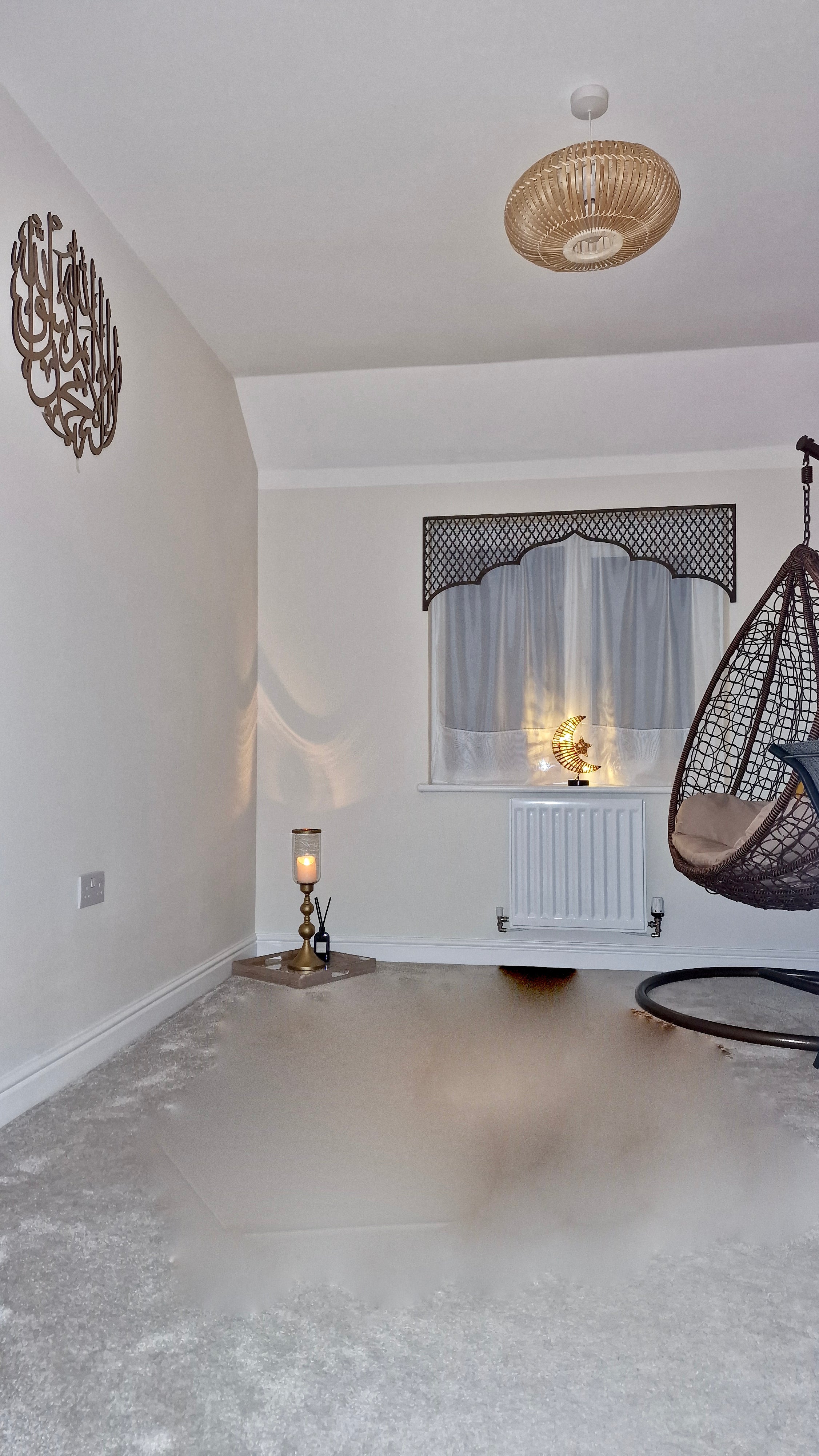 Decorative Window Panel and Curtains dressing