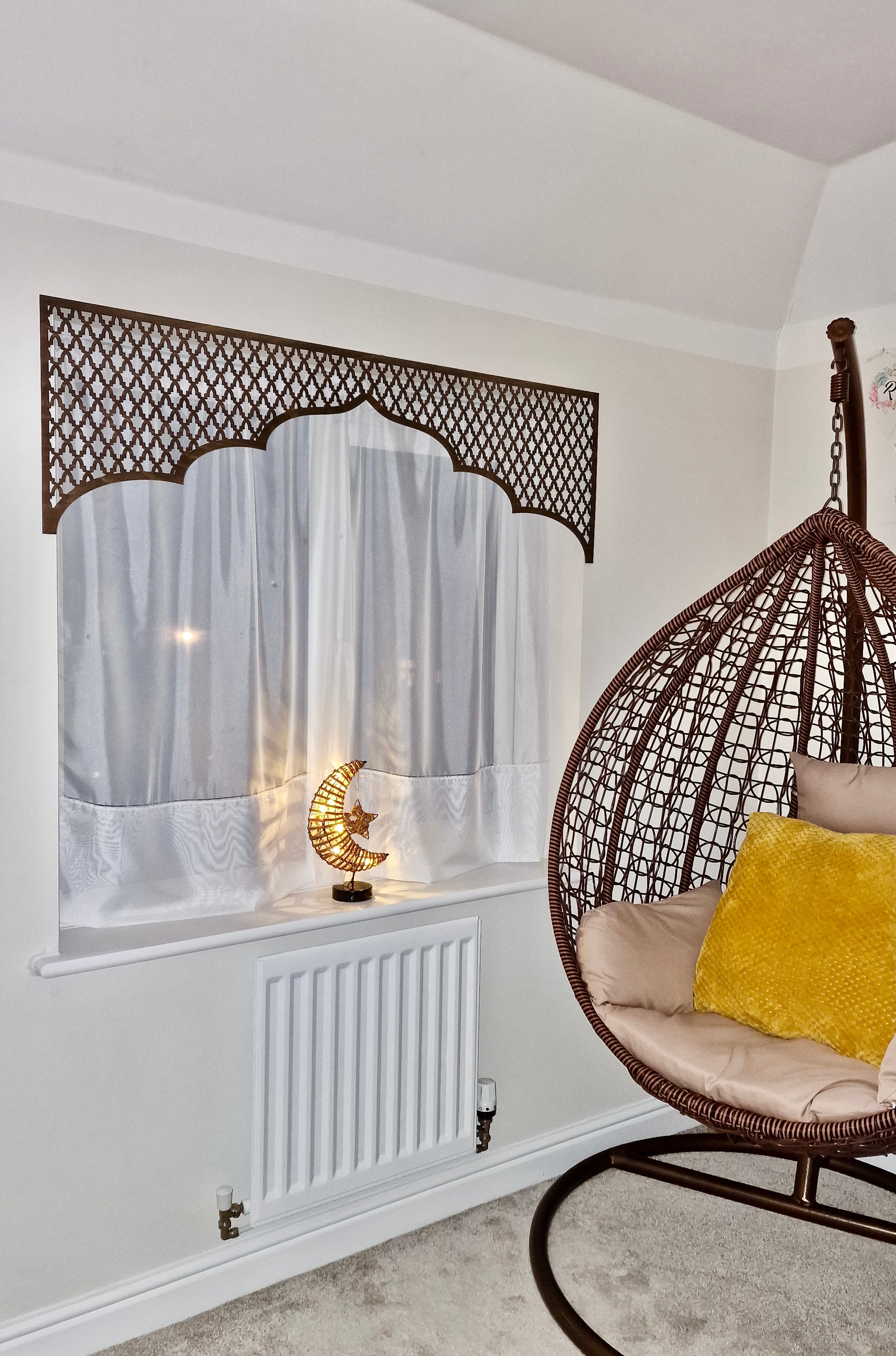Decorative Window Panel and Curtains dressing
