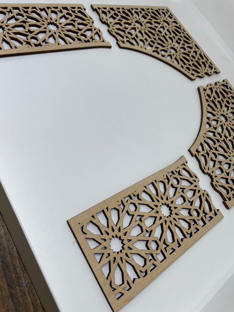 Pattern in Bohemian Style Arch Decorative Panel