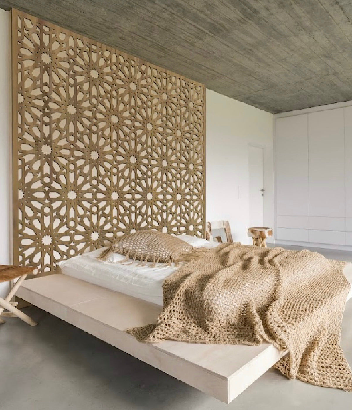 Bohemian Headboard Moroccan Bedroom Wall Display Moroccan Backdrop