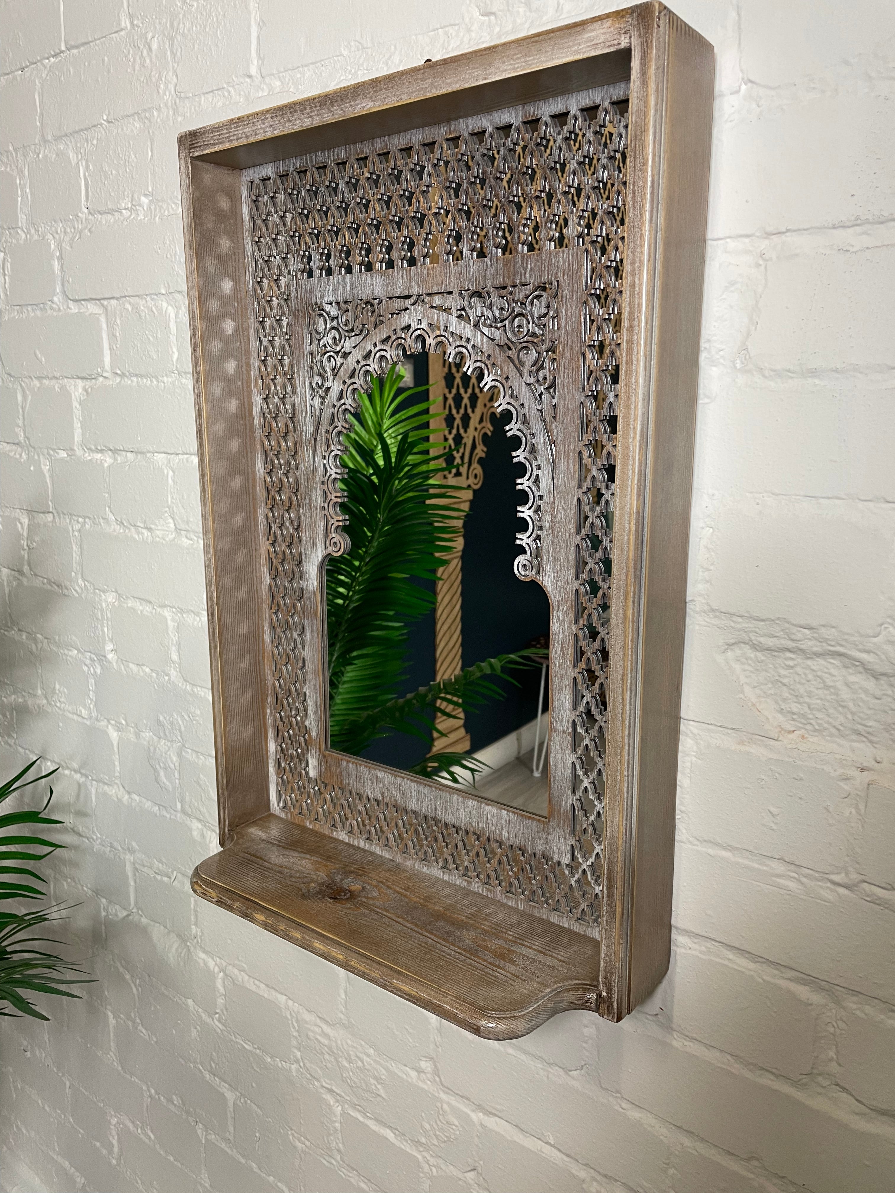 Luxurious Rustic Handcrafted Moroccan Mirror | Reclaimed Mirror