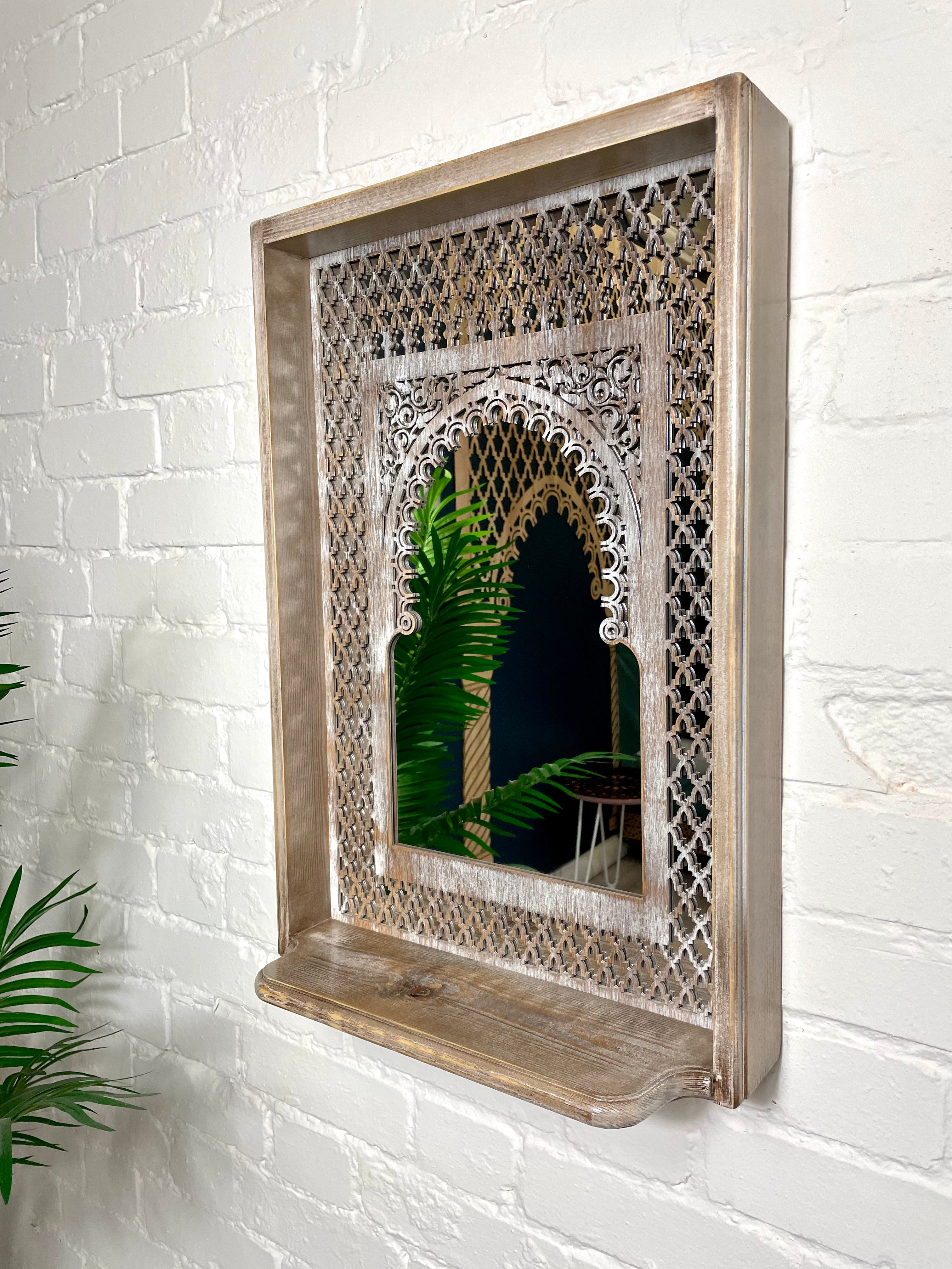 Luxurious Rustic Handcrafted Moroccan Mirror | Reclaimed Mirror