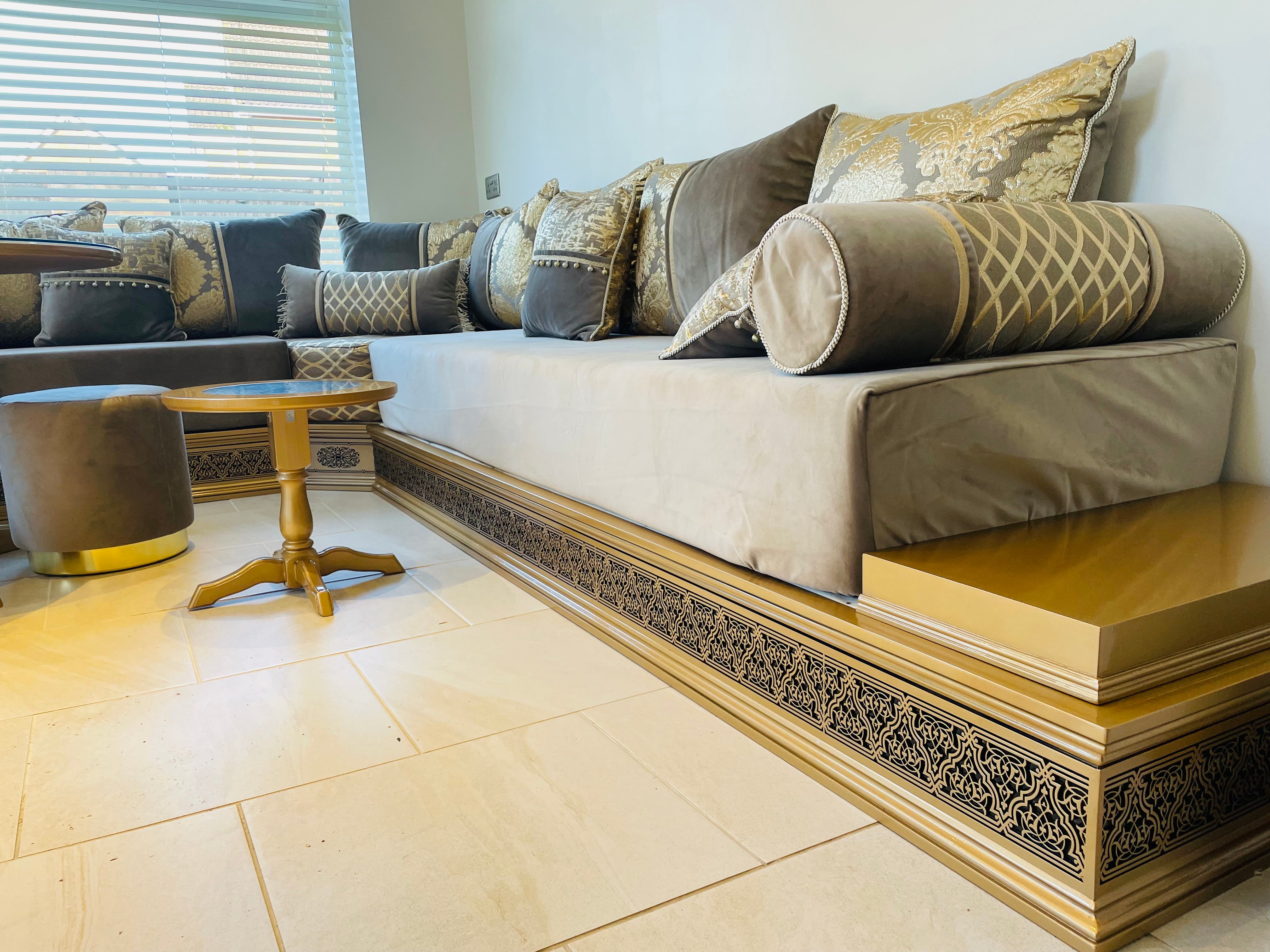 Luxurious Arabesque Moroccan Custom Sofas | Daybed Made to Measure In UK