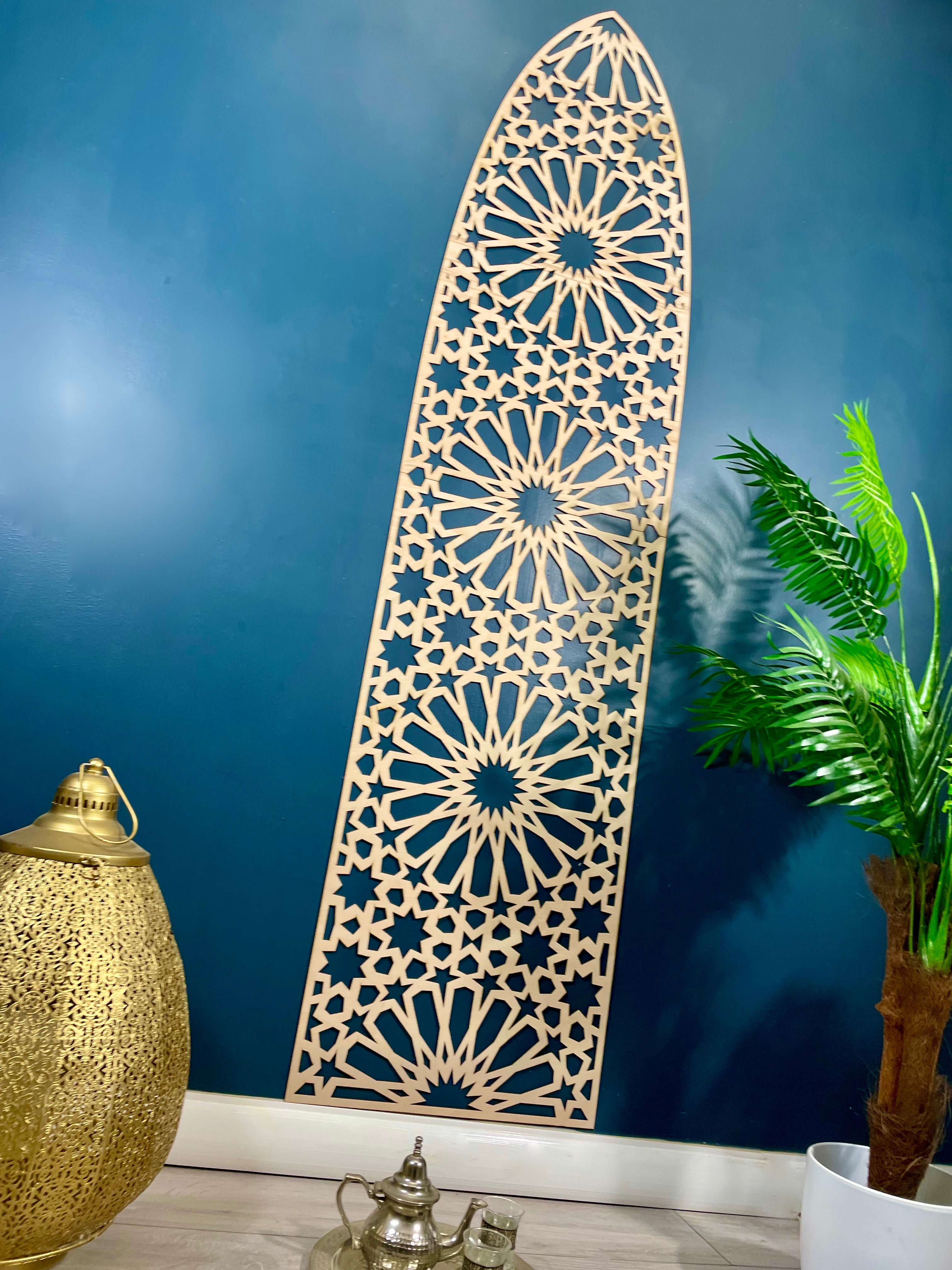 Moroccan Decor Geometrical Arched Panel