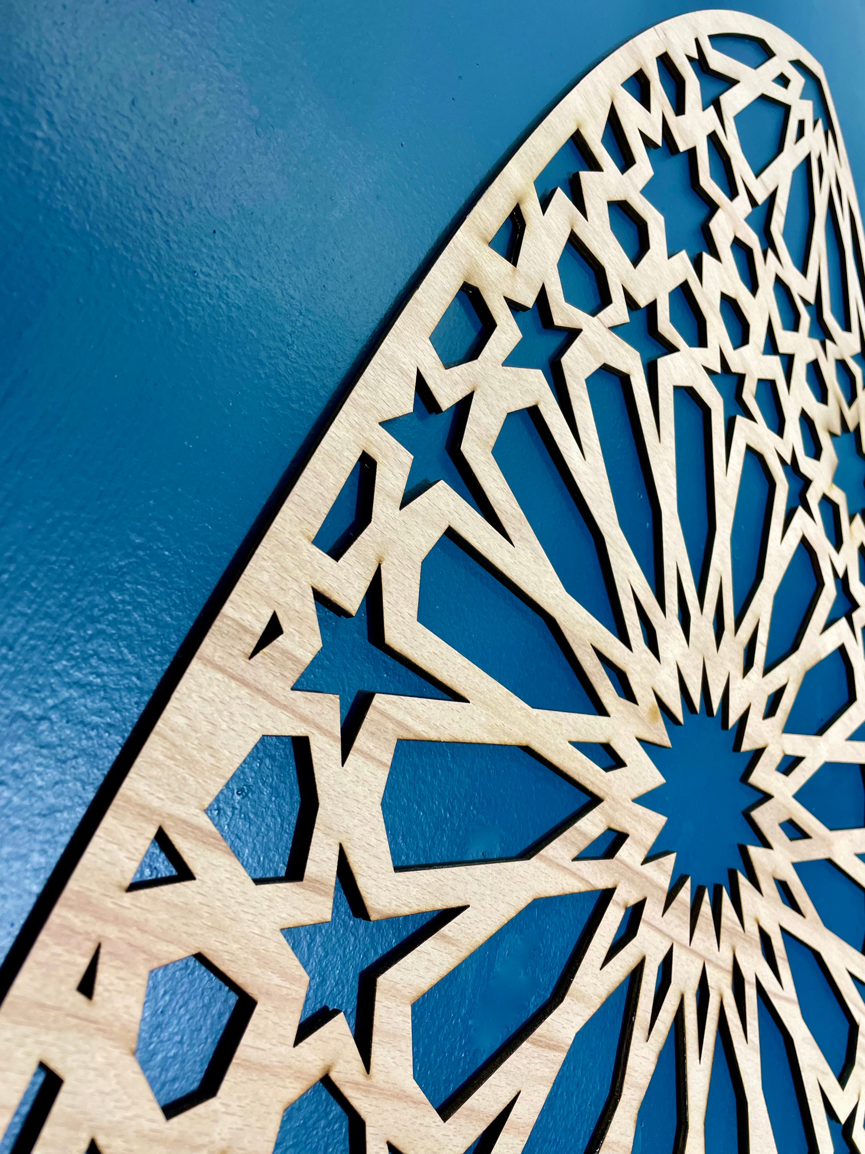 Moroccan Decor Geometrical Arched Panel