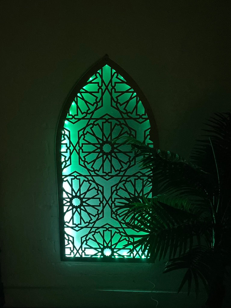 Geometric Moroccan Arch Panel