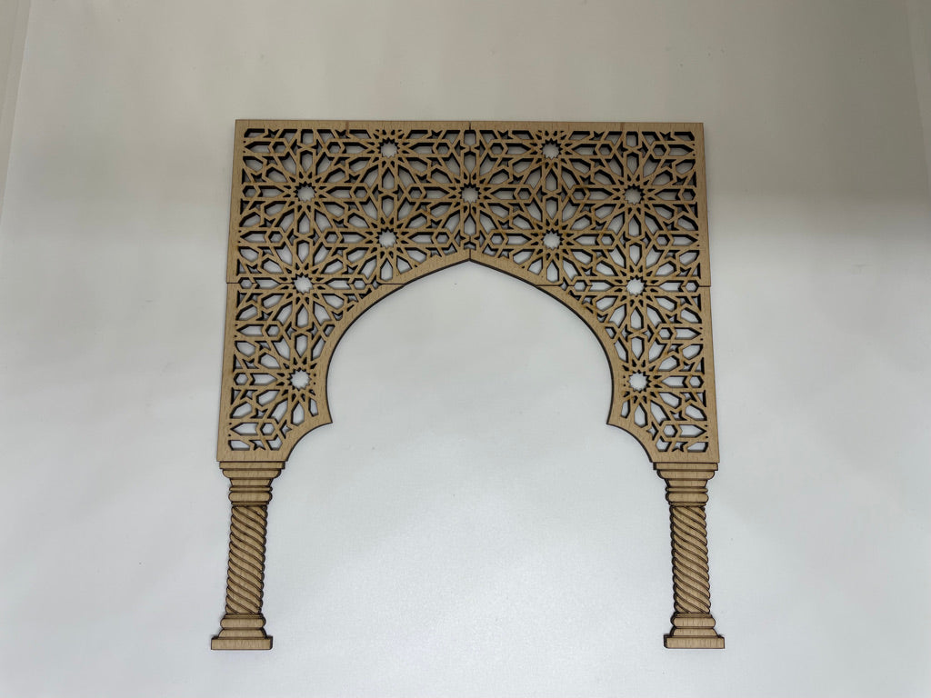 Single decorative arch in parts Joined