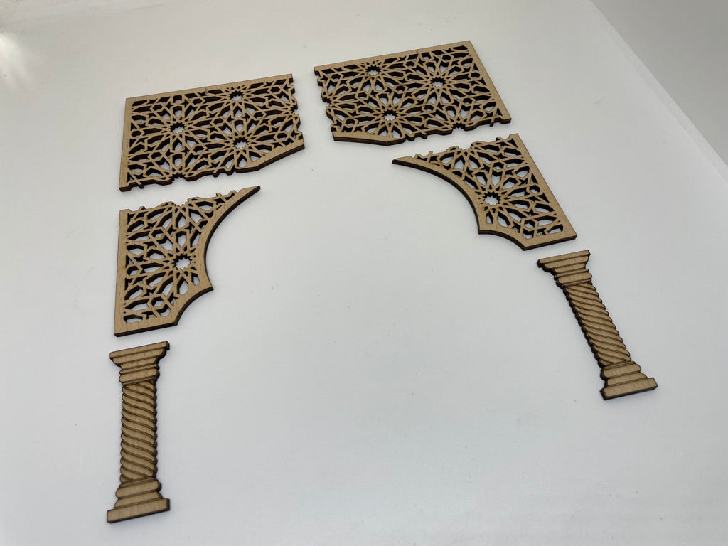 Single moroccan Arch in 6 parts