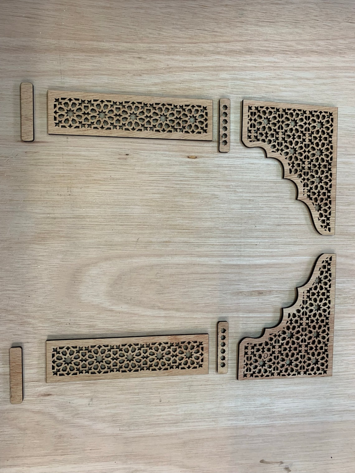 Moroccan single Arch Wood Decorative Panels| Boho Moroccan Furniture