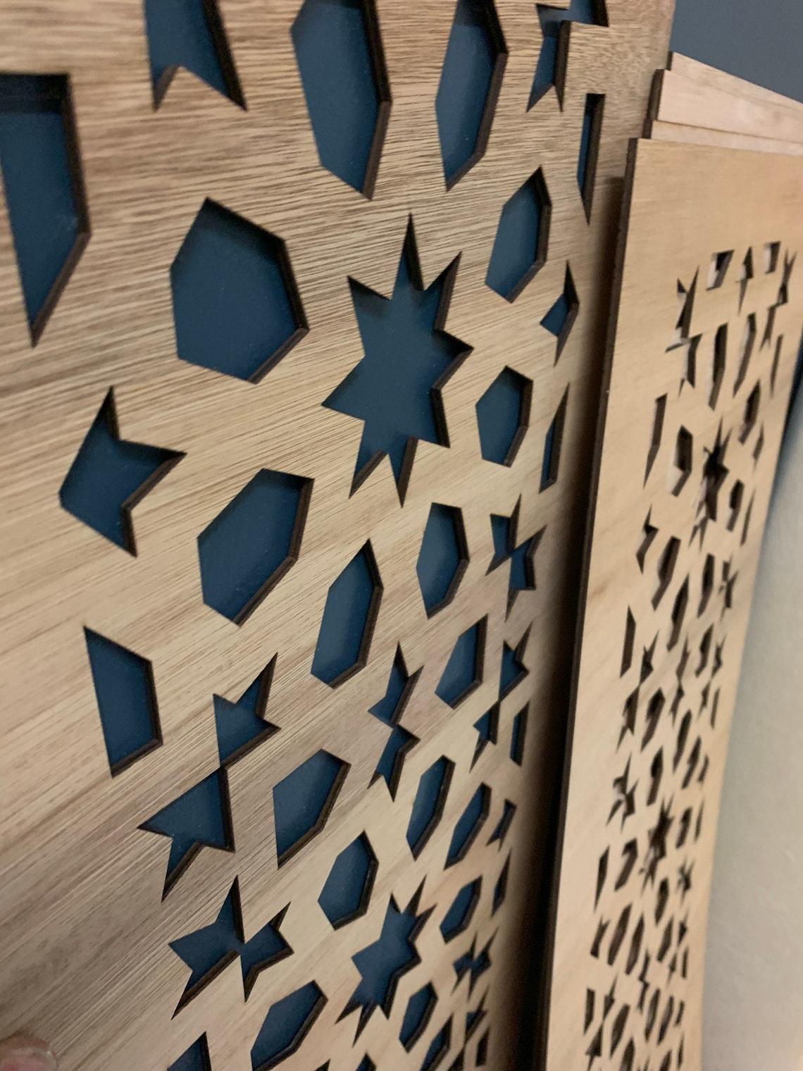 Moroccan single Arch Wood Decorative Panels| Boho Moroccan Furniture