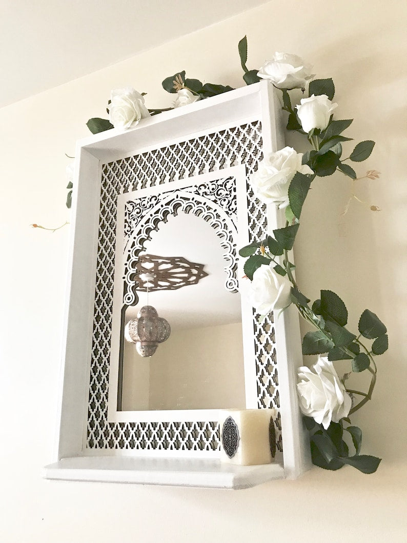 Luxurious Handcrafted Arabesque Moroccan Mirror| Best Moroccan furniture