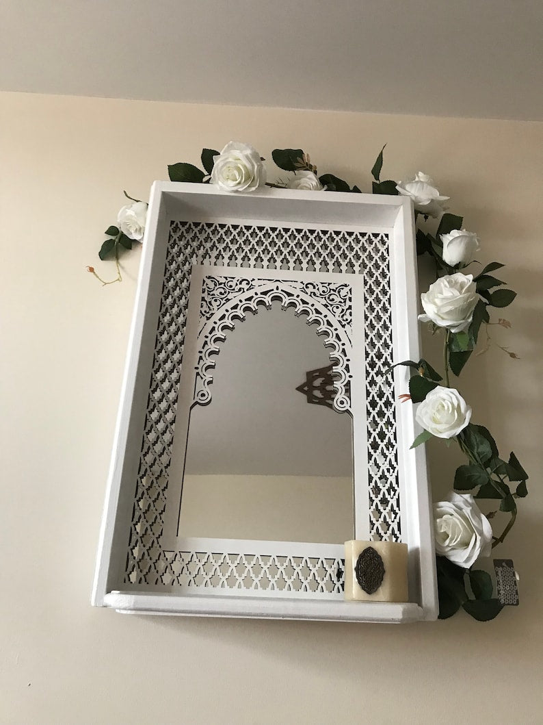 Luxurious Handcrafted Arabesque Moroccan Mirror| Best Moroccan furniture