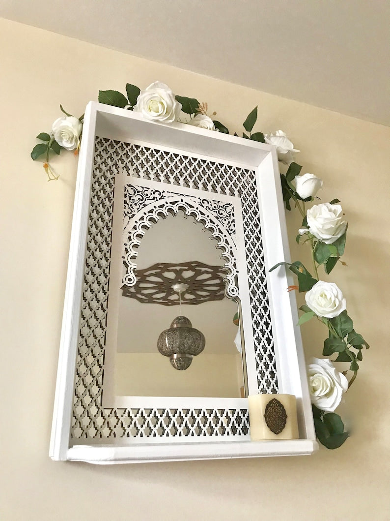 Luxurious Handcrafted Arabesque Moroccan Mirror| Best Moroccan furniture