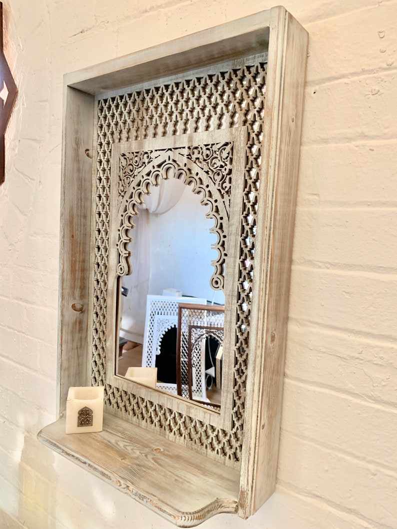 Luxurious Rustic Handcrafted Moroccan Mirror|Best Moroccan Mirror UK