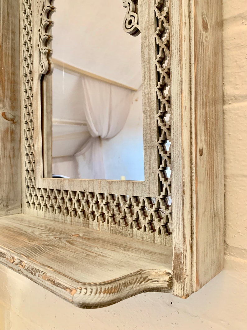 Luxurious Rustic Handcrafted Moroccan Mirror|Best Moroccan Mirror UK