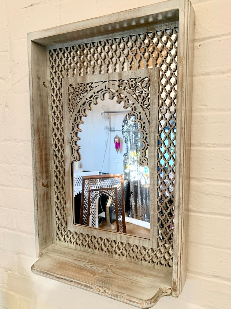 Luxurious Handcrafted Arabesque Moroccan Mirror|Moroccan Design Furniture