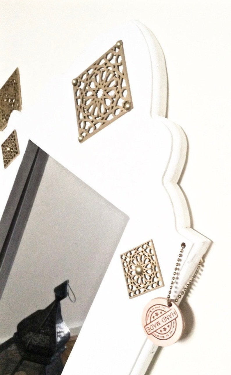 White Moroccan Full length Mirror|Best Moroccan Mirror Design