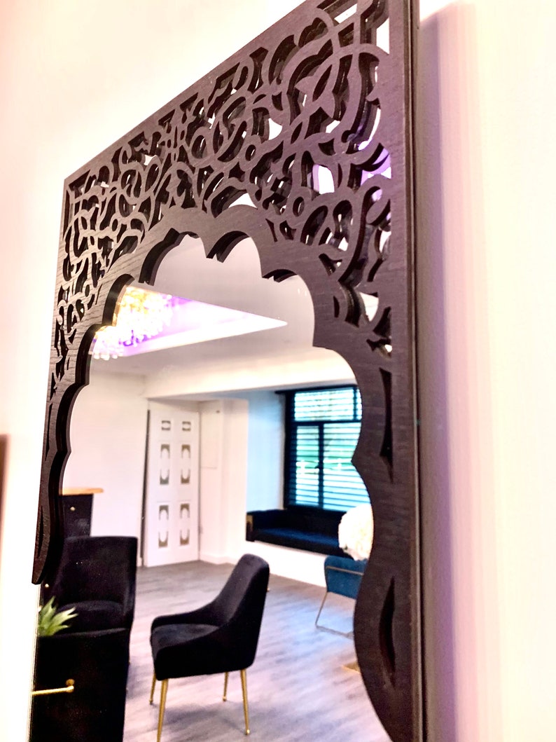 Mirror Gold & Black Arabesque Wall Art Set| Best Moroccan Furniture
