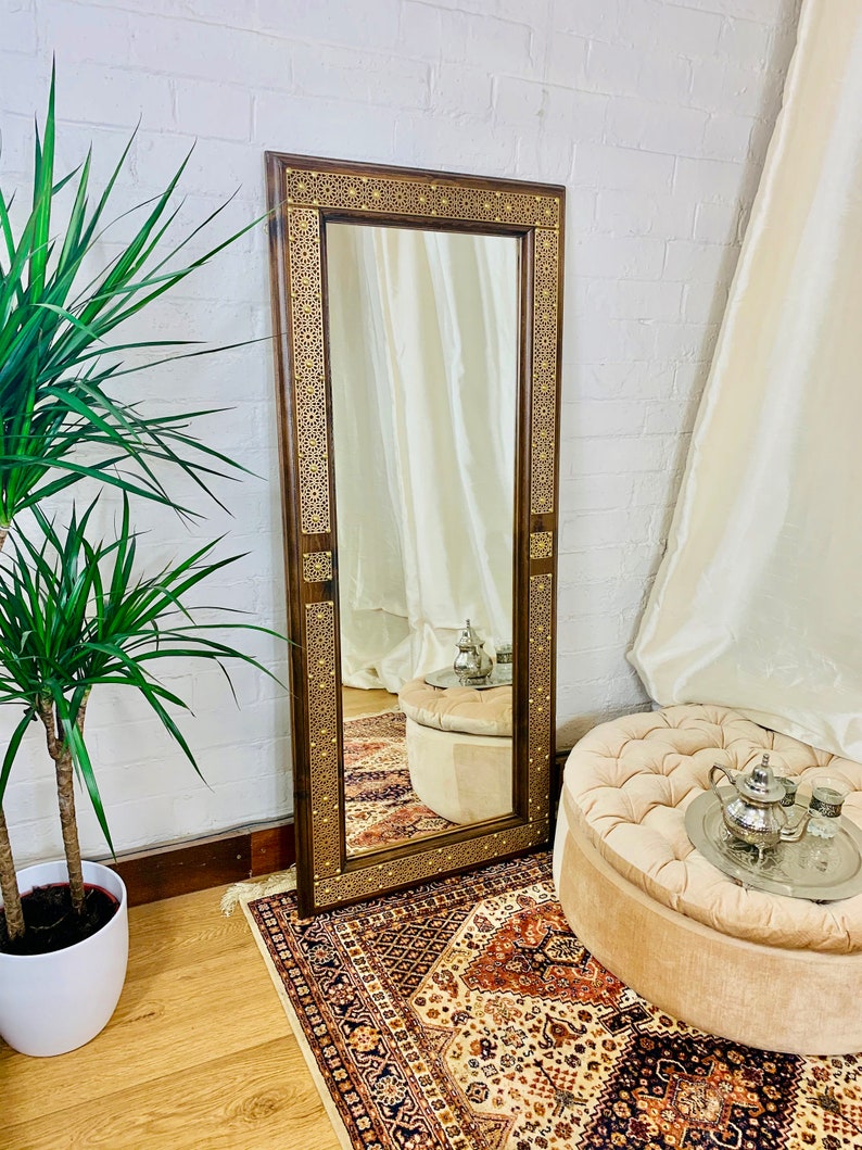 Full Length Moroccan Mirror,Bohemian wall |Moroccan furniture shop