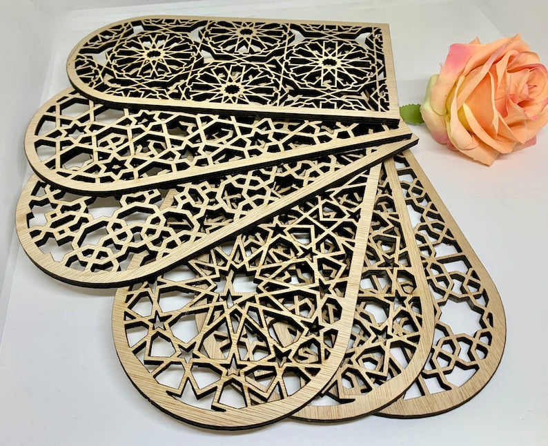 Large Moroccan Decorative wood panels |Boho Moroccan furniture In UK