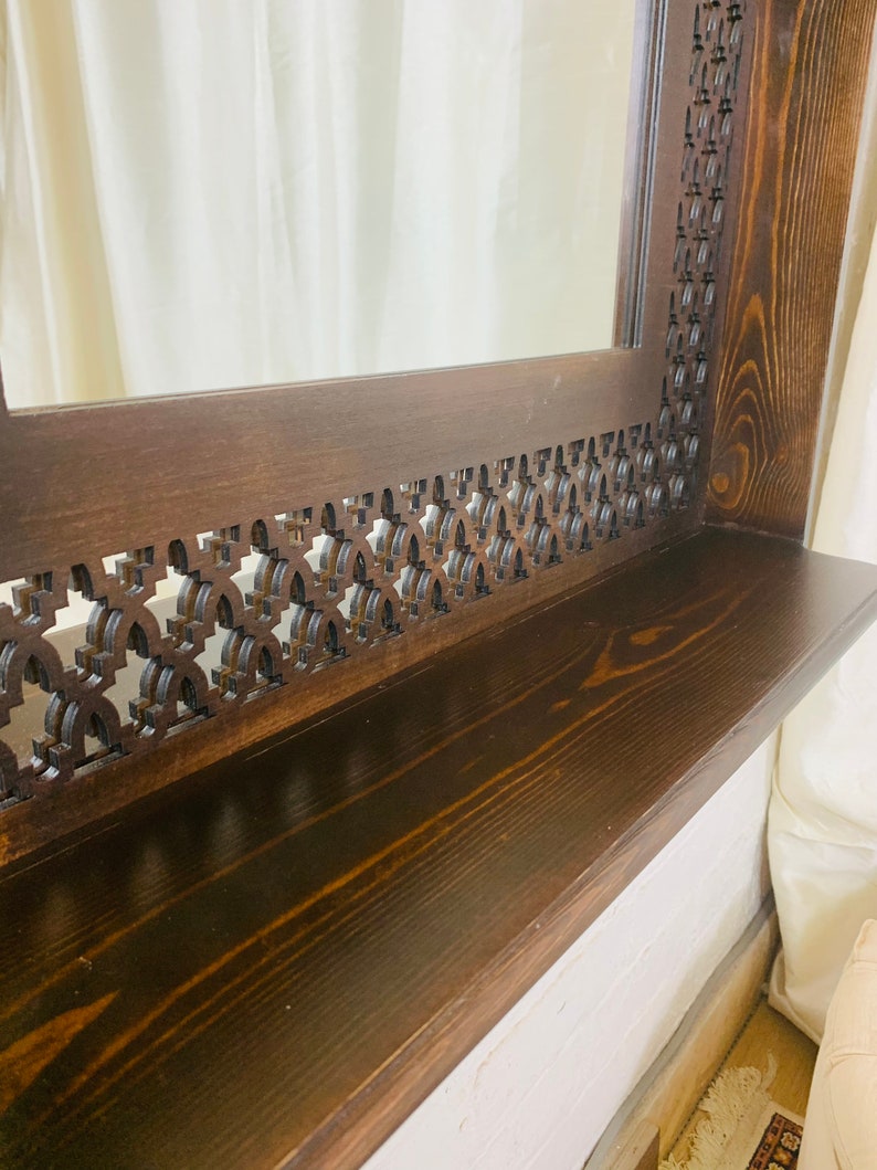 Luxurious Mirror handcrafted Arabesque Window|Best Moroccan Furniture
