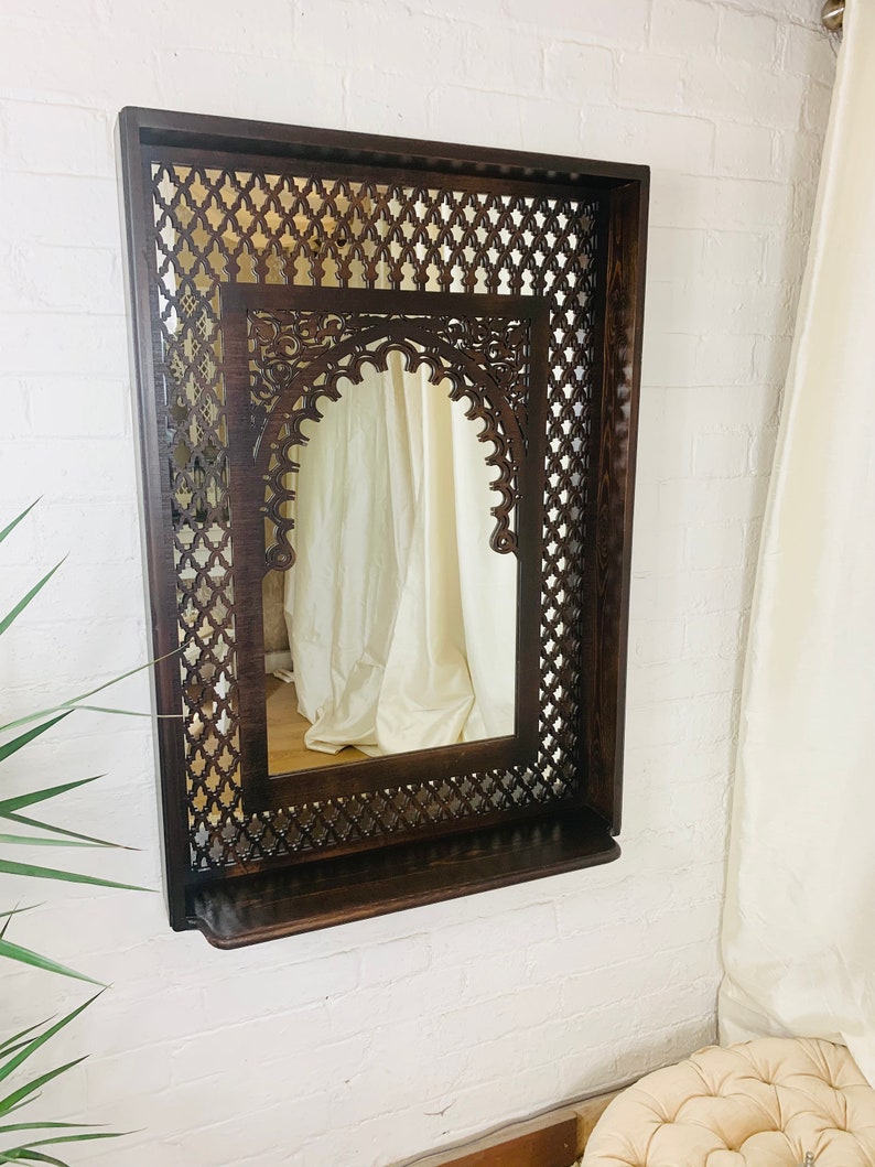 Luxurious Mirror handcrafted Arabesque Window|Best Moroccan Furniture
