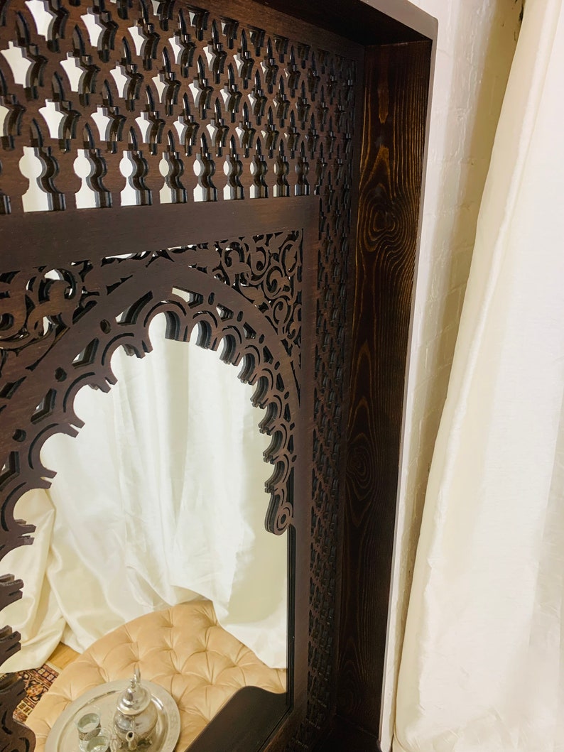 Luxurious Mirror handcrafted Arabesque Window|Best Moroccan Furniture