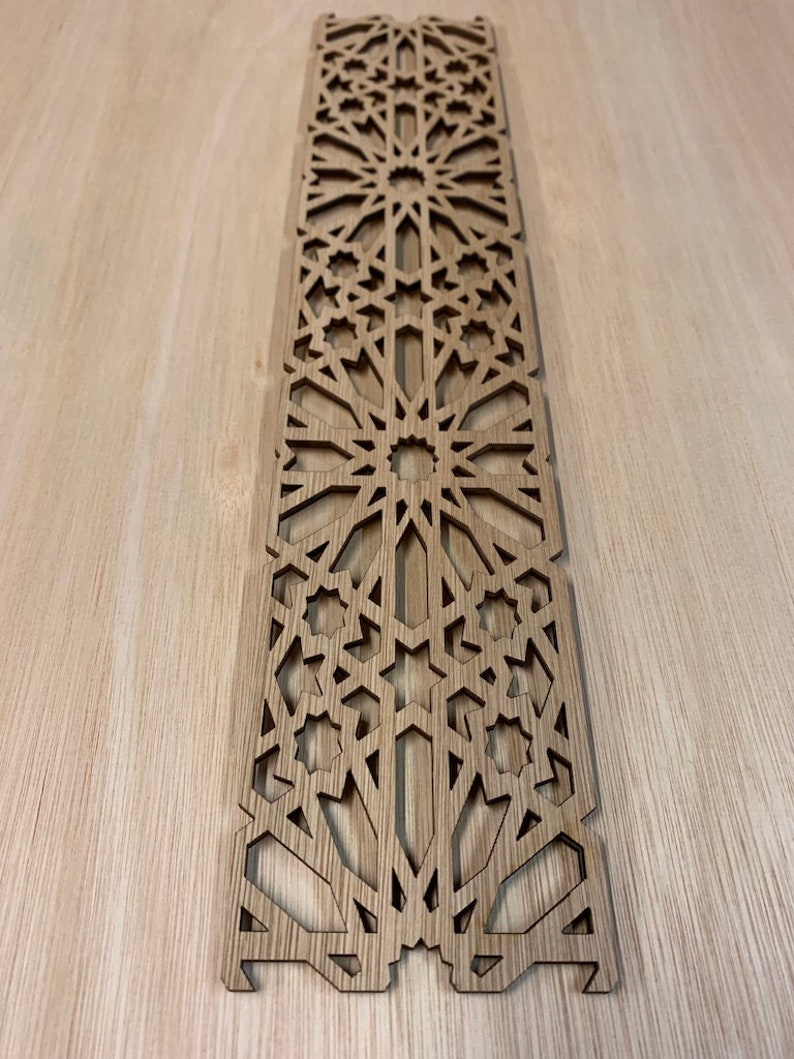 Geometrical Decorative Wood Strips Panels|Best Moroccan Wood Panels