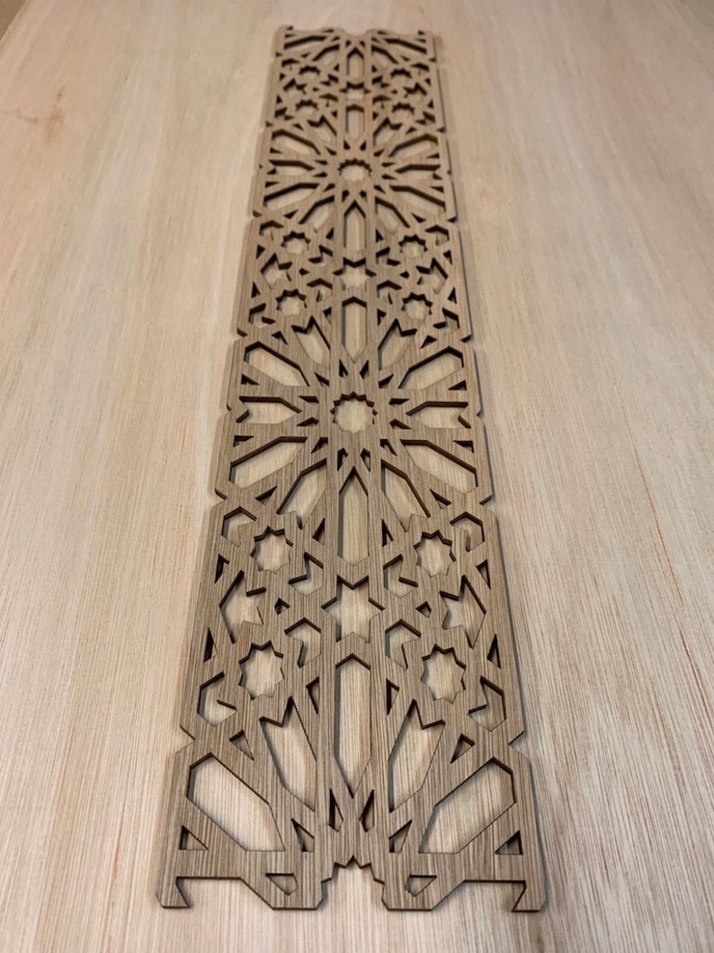 Geometrical Decorative Wood Strips Panels|Best Moroccan Wood Panels