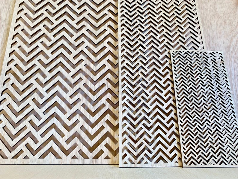 Abstract Retro Decorative wood panels| Best Moroccan Furniture In UK