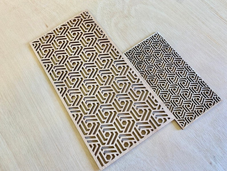 Abstract Retro Decorative wood panels | Moroccan style Furniture