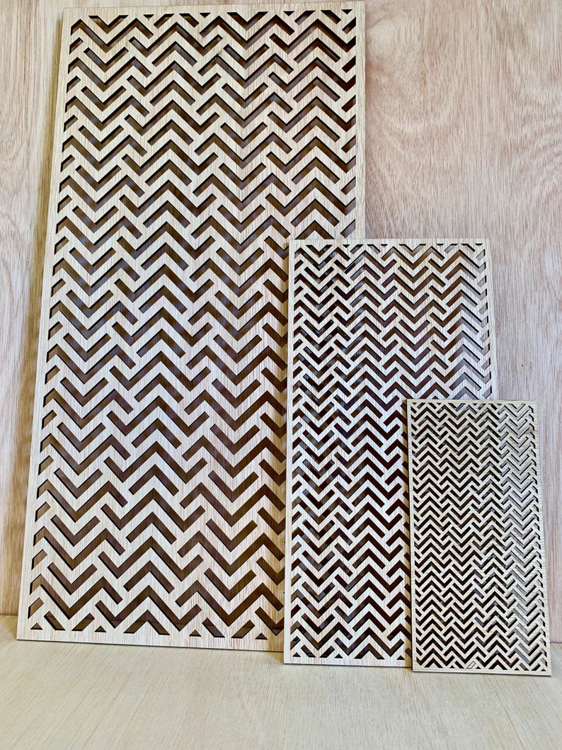 Abstract Retro Decorative wood panels| Best Moroccan Furniture In UK