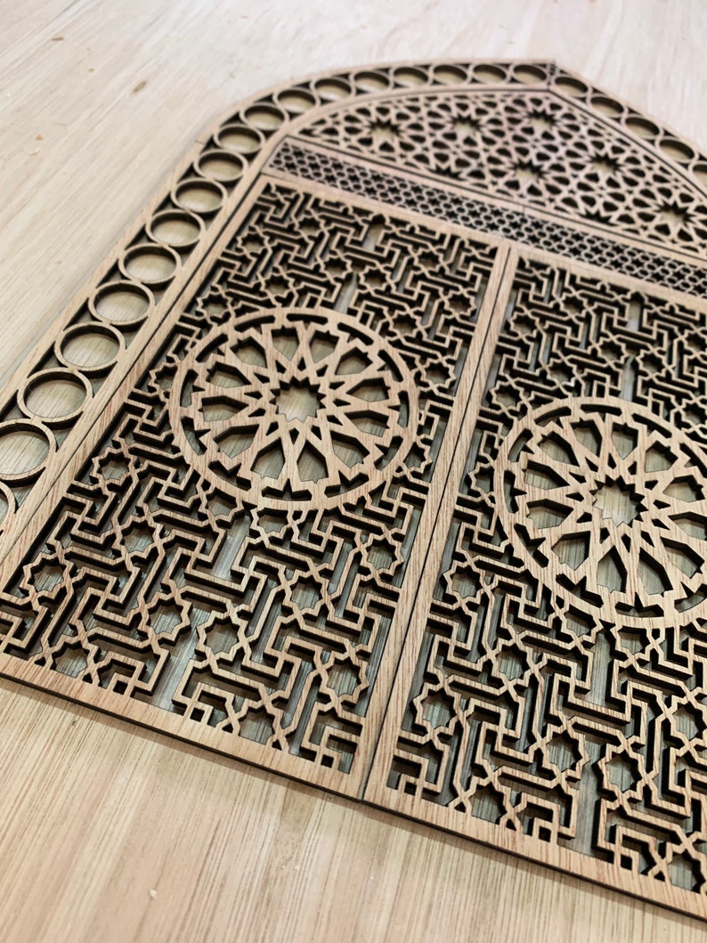 King Size Headboard Decorative Wood Panels|Moroccan Furniture in UK