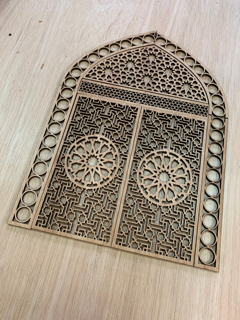 King Size Headboard Decorative Wood Panels|Moroccan Furniture in UK