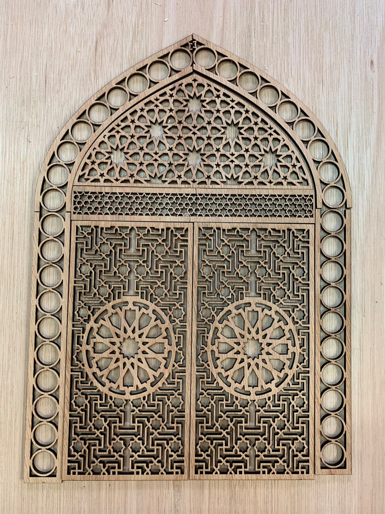 King Size Headboard Decorative Wood Panels|Moroccan Furniture in UK