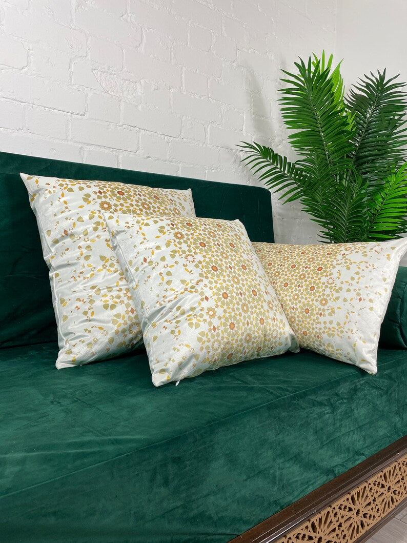 Mosaic Cushions Cover Velvet|Best Moroccan Cover Velvet Design In UK