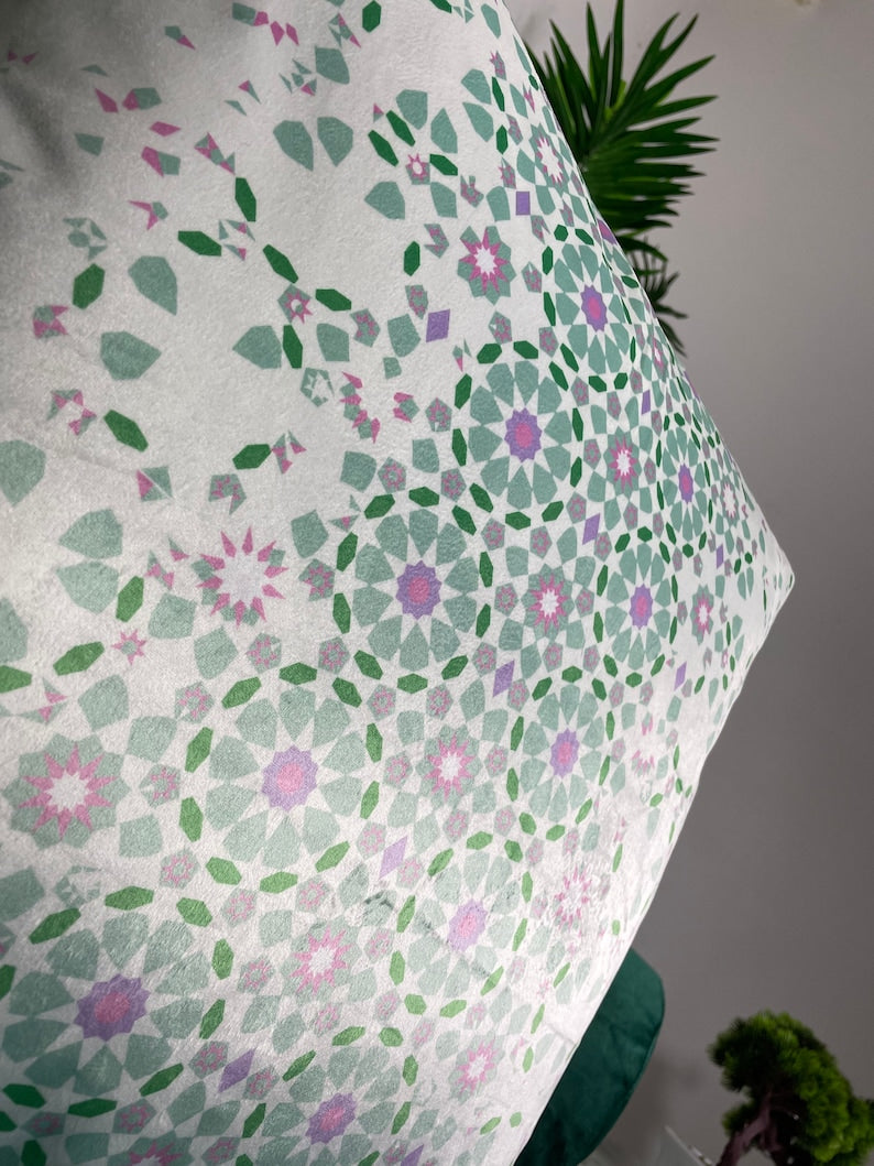 Mosaic Cushions Cover Velvet|Best Moroccan Cover Velvet Design In UK