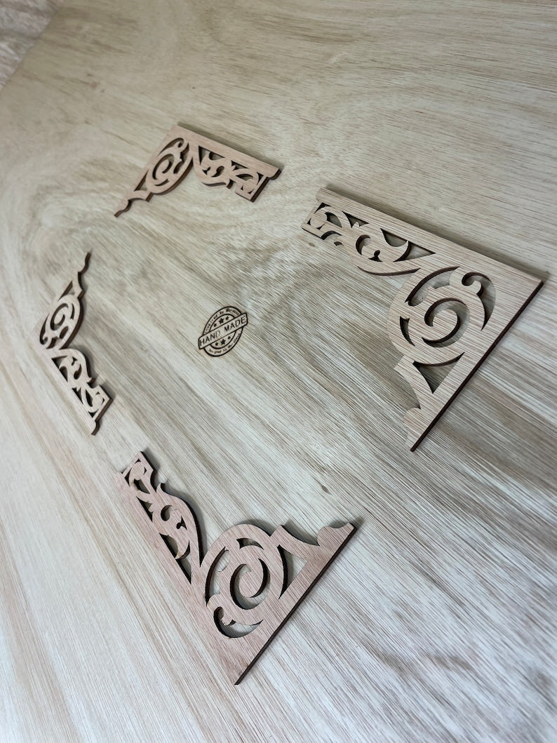 Angle Decorative wood panels fretwork| Moroccan Furniture Style