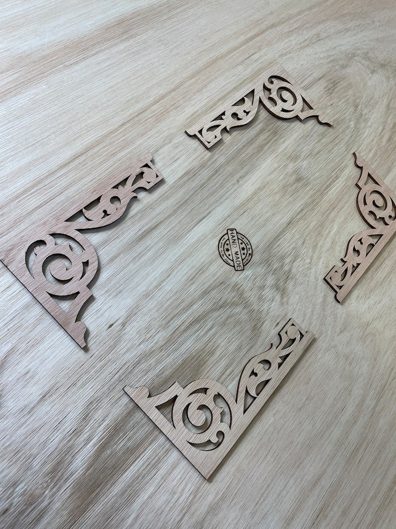 Angle Decorative wood panels fretwork| Moroccan Furniture Style