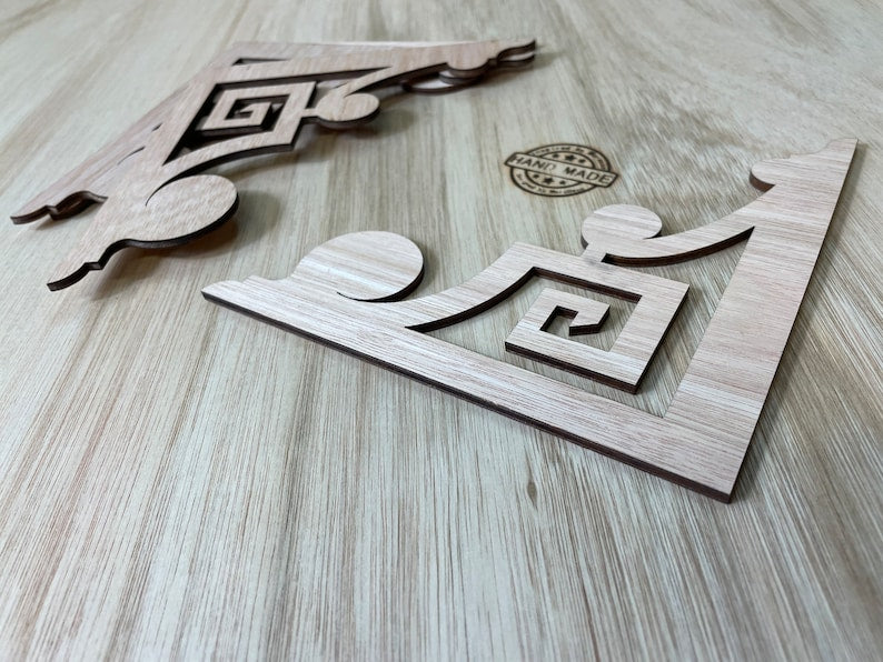 Angle Decorative wood panels | Moroccan Furniture Design