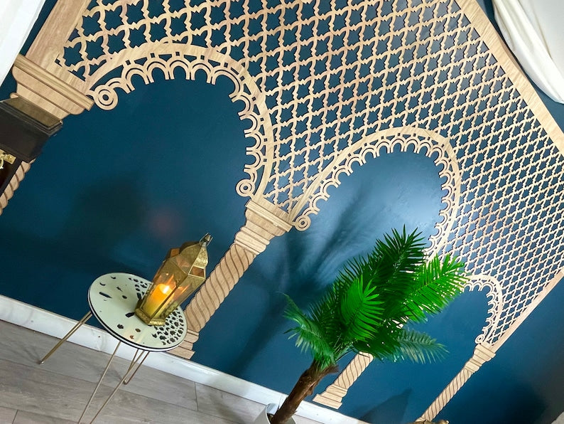 Triple Arched Panels Designed|Best Moroccan Arched Panels Design in Uk