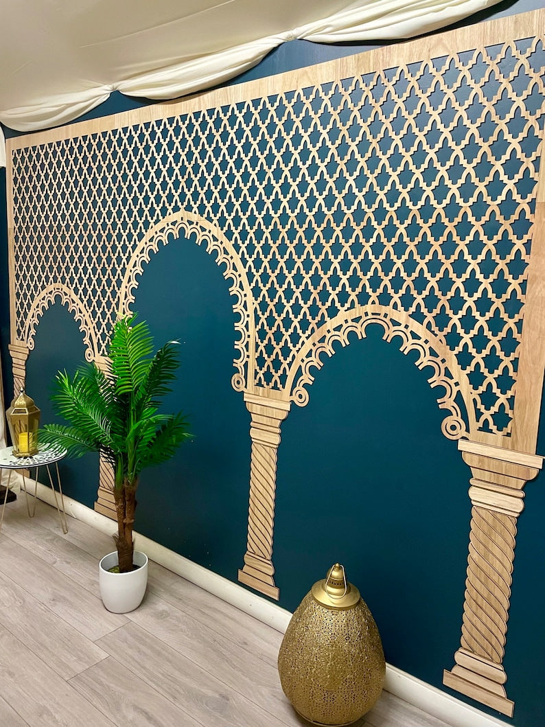 Triple Arched Panels Designed|Best Moroccan Arched Panels Design in Uk
