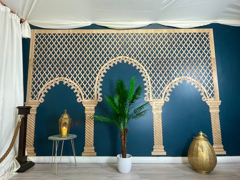 Triple Arched Panels Designed|Best Moroccan Arched Panels Design in Uk