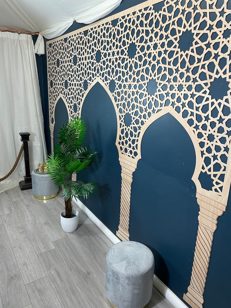 Triple Arched Panels Designed|Best Moroccan Triple Arched Furniture