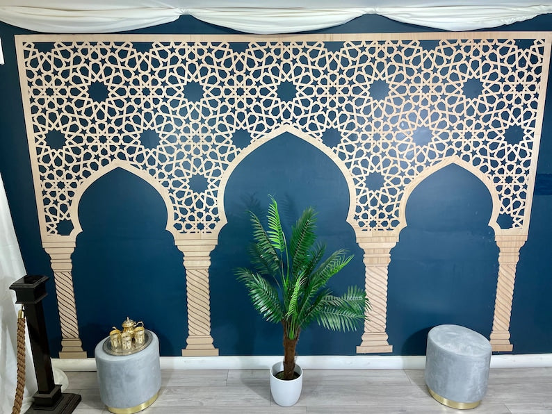  Triple Arched Panels Designed|Best Moroccan Triple Arched Furniture