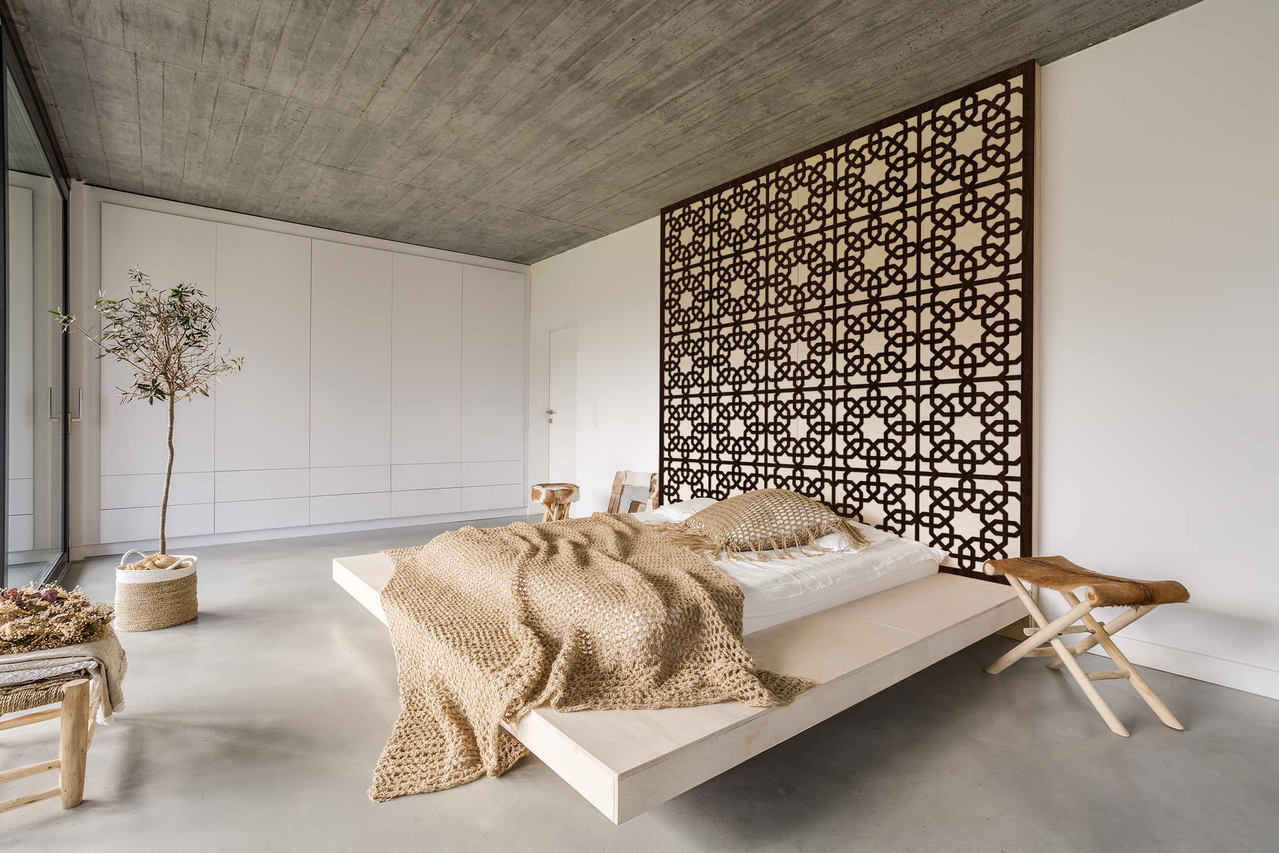 Bohemian Headboard Moroccan Bedroom Wall Display | Moroccan Backdrop