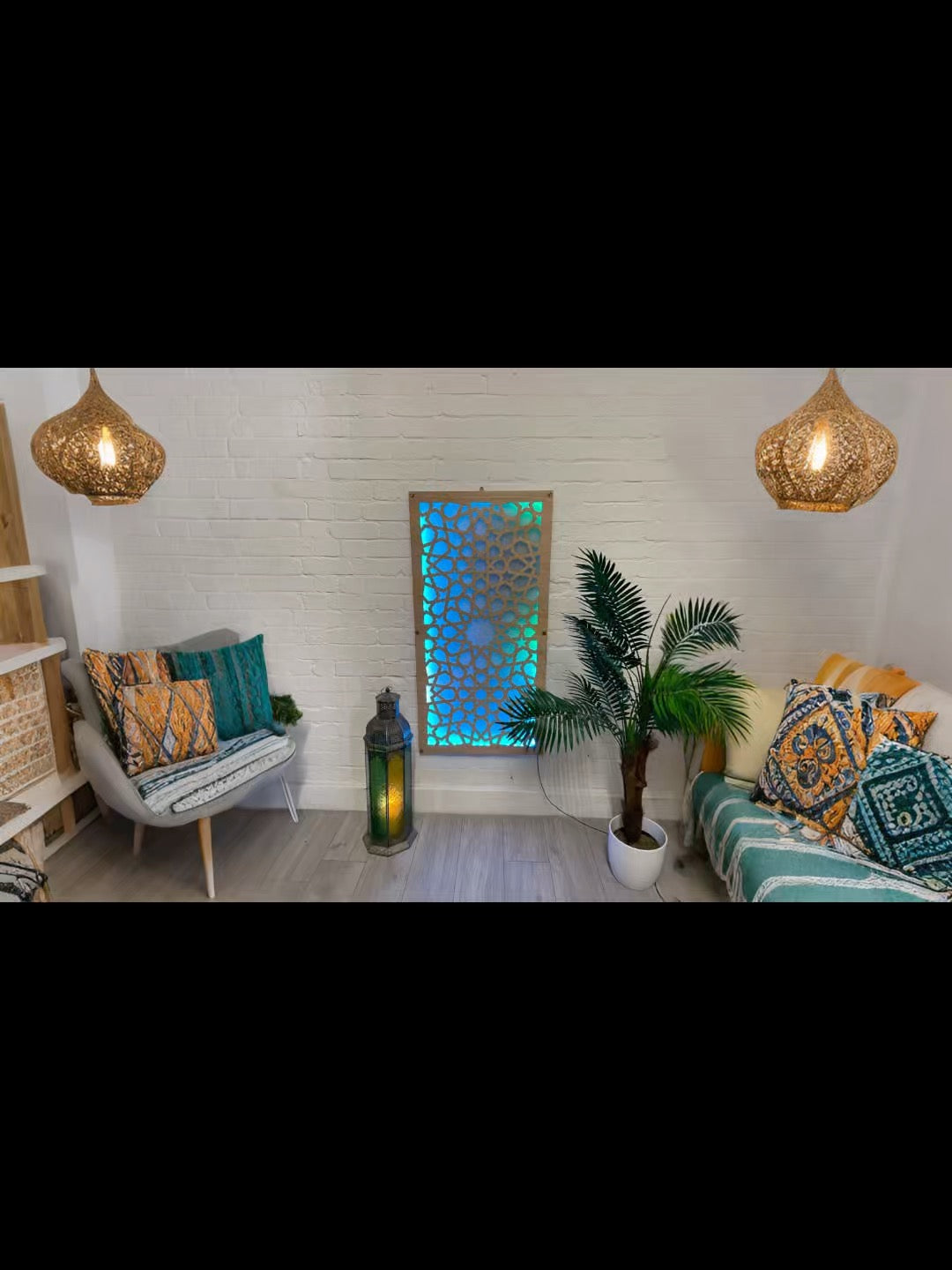 Sound Synchronised Decorative LED | Wall Panel Morocan Geometrical Pattern