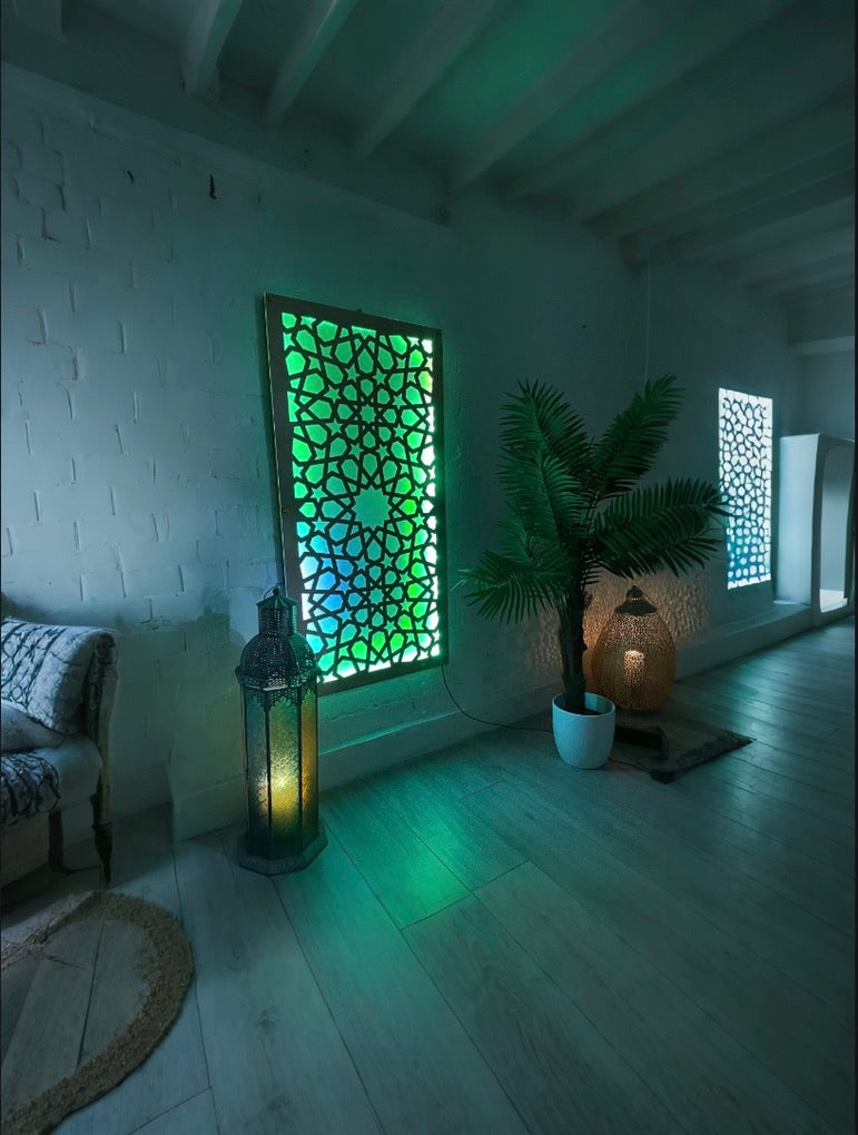 Sound Synchronised Decorative LED | Wall Panel Morocan Geometrical Pattern
